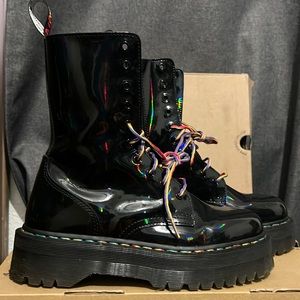 Dr Martens Jadon HI Rainbow